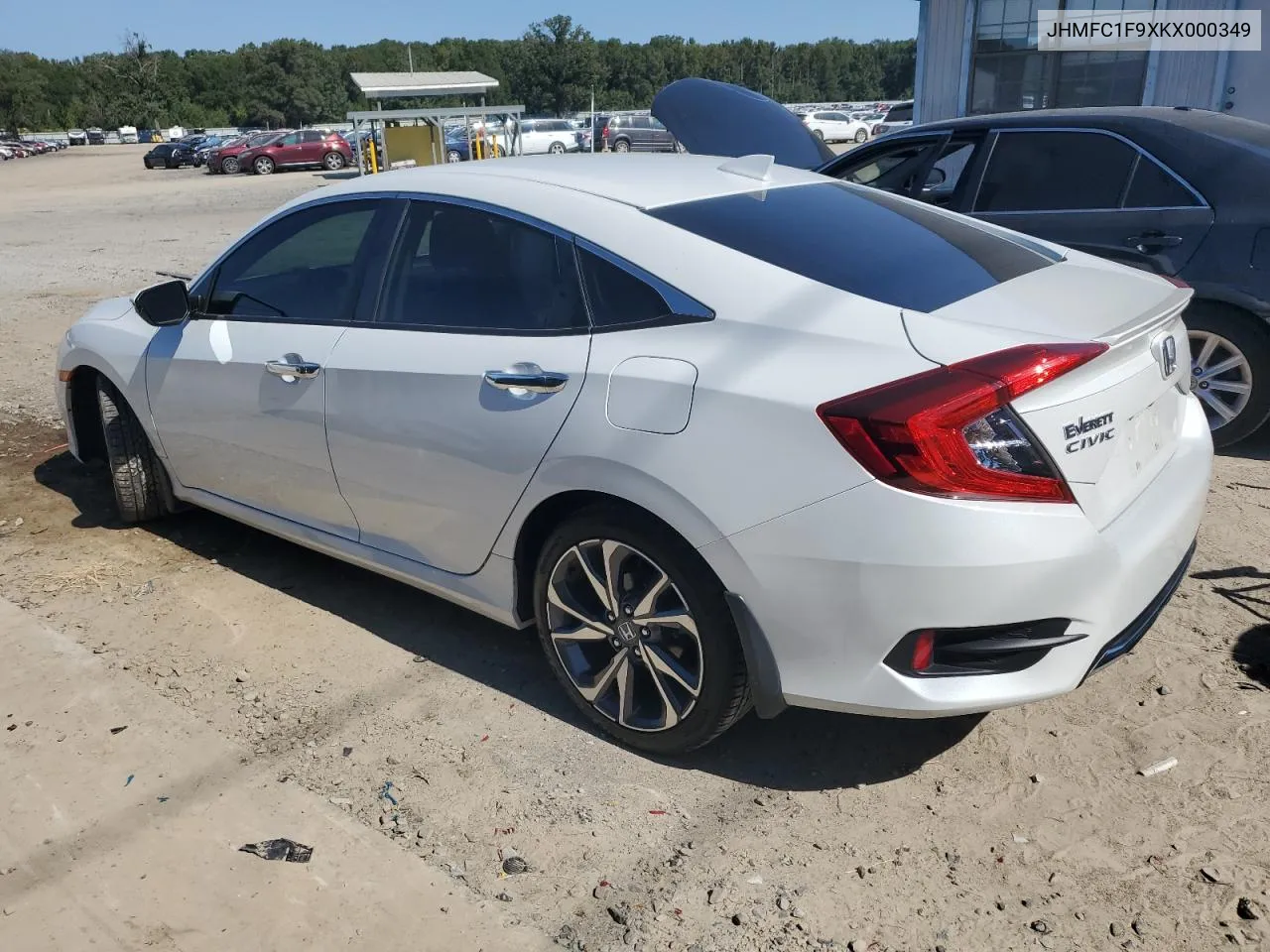 2019 Honda Civic Touring VIN: JHMFC1F9XKX000349 Lot: 74212574