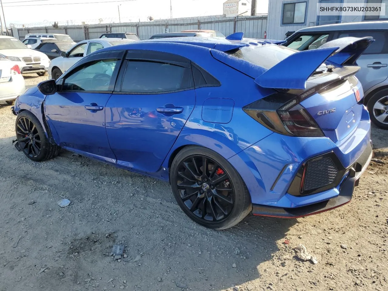 2019 Honda Civic Type-R Touring VIN: SHHFK8G73KU203361 Lot: 74383564