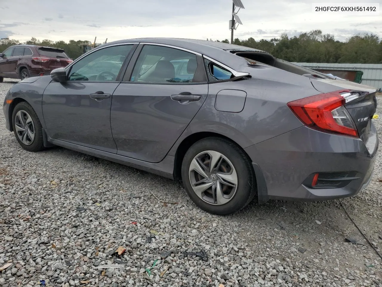 2019 Honda Civic Lx VIN: 2HGFC2F6XKH561492 Lot: 74390054