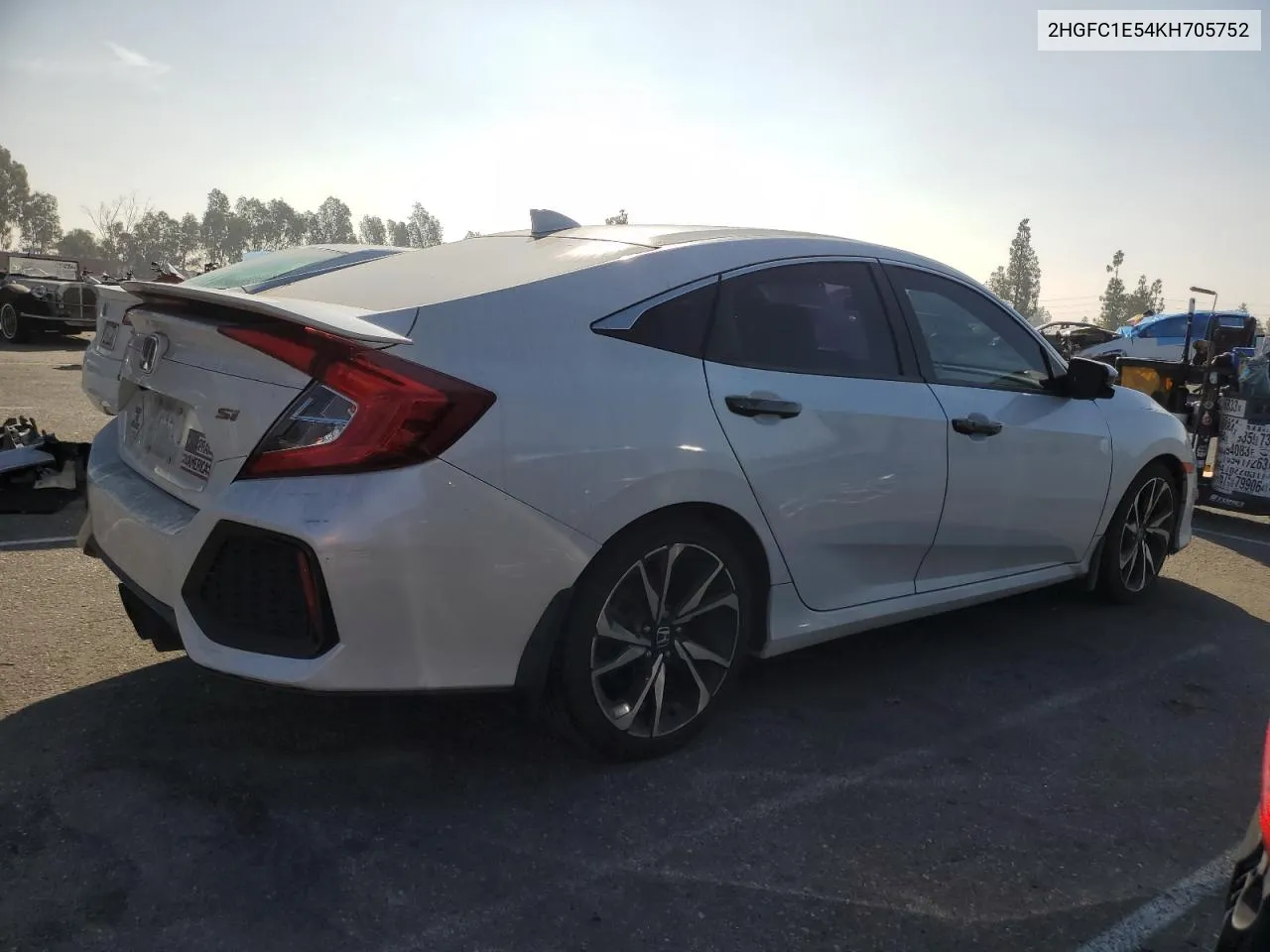 2019 Honda Civic Si VIN: 2HGFC1E54KH705752 Lot: 74401114