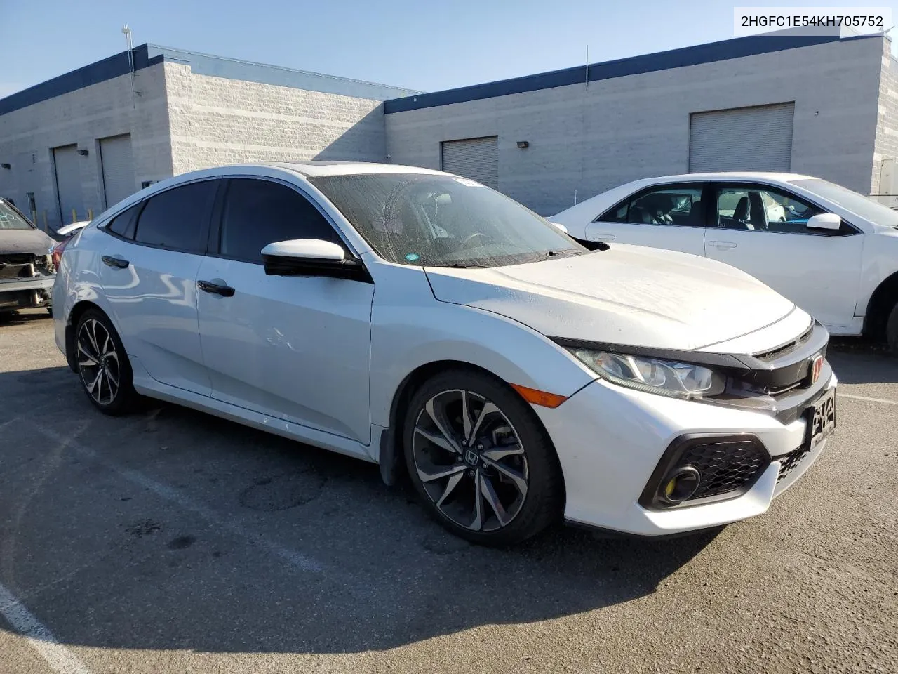 2019 Honda Civic Si VIN: 2HGFC1E54KH705752 Lot: 74401114