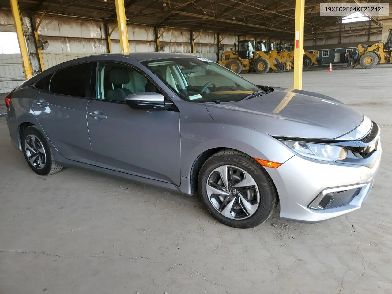 19XFC2F64KE212421 2019 Honda Civic Lx