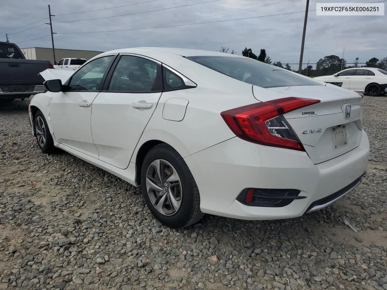 2019 Honda Civic Lx VIN: 19XFC2F65KE006251 Lot: 74467044