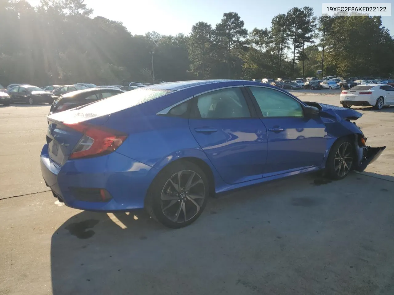 2019 Honda Civic Sport VIN: 19XFC2F86KE022122 Lot: 74492214