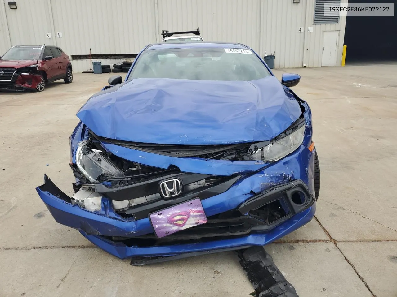 2019 Honda Civic Sport VIN: 19XFC2F86KE022122 Lot: 74492214