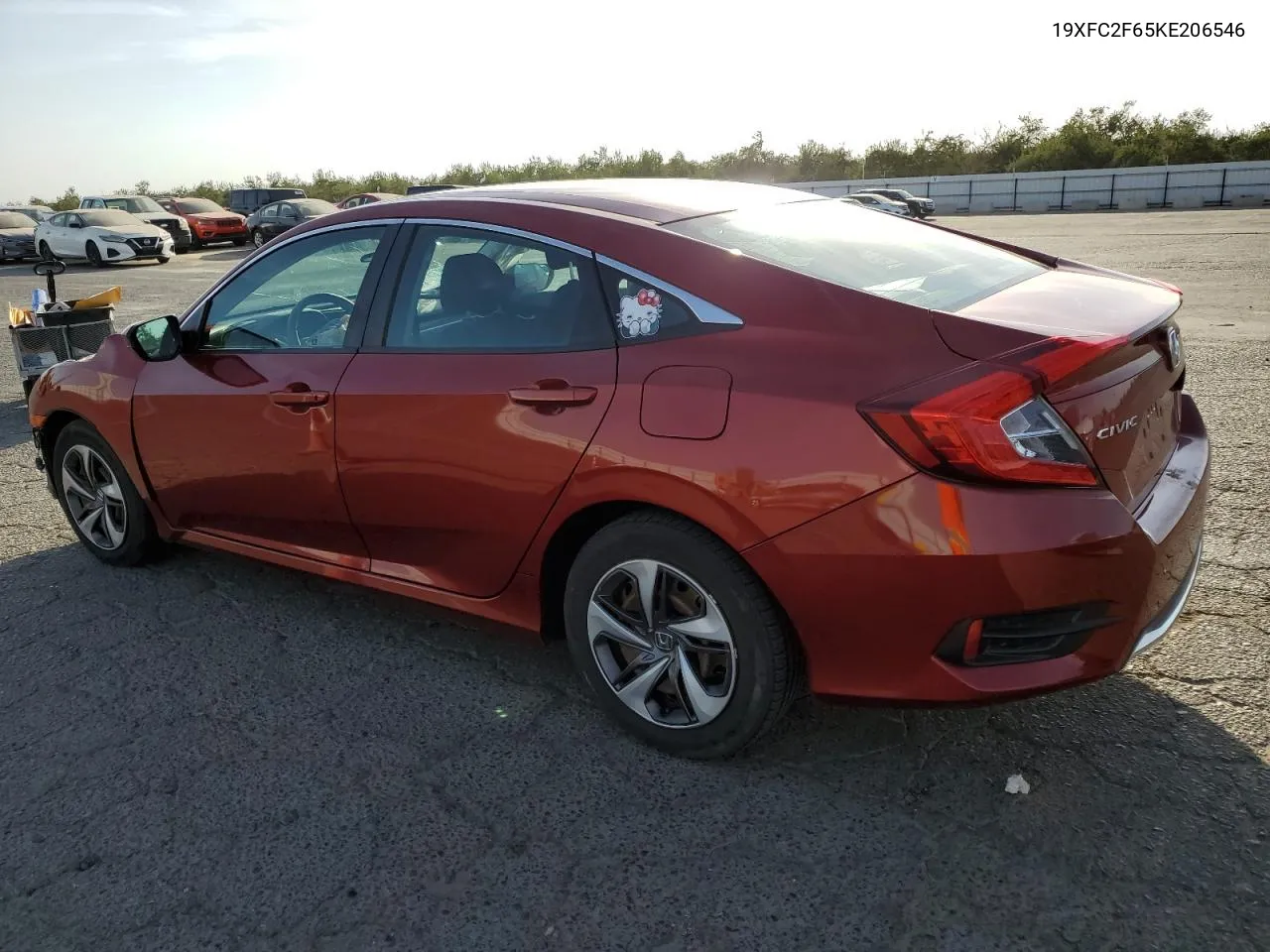 19XFC2F65KE206546 2019 Honda Civic Lx