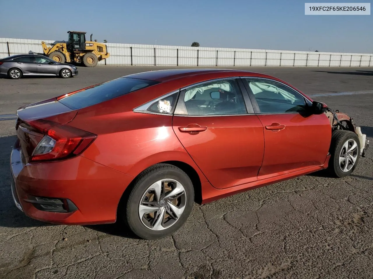 19XFC2F65KE206546 2019 Honda Civic Lx