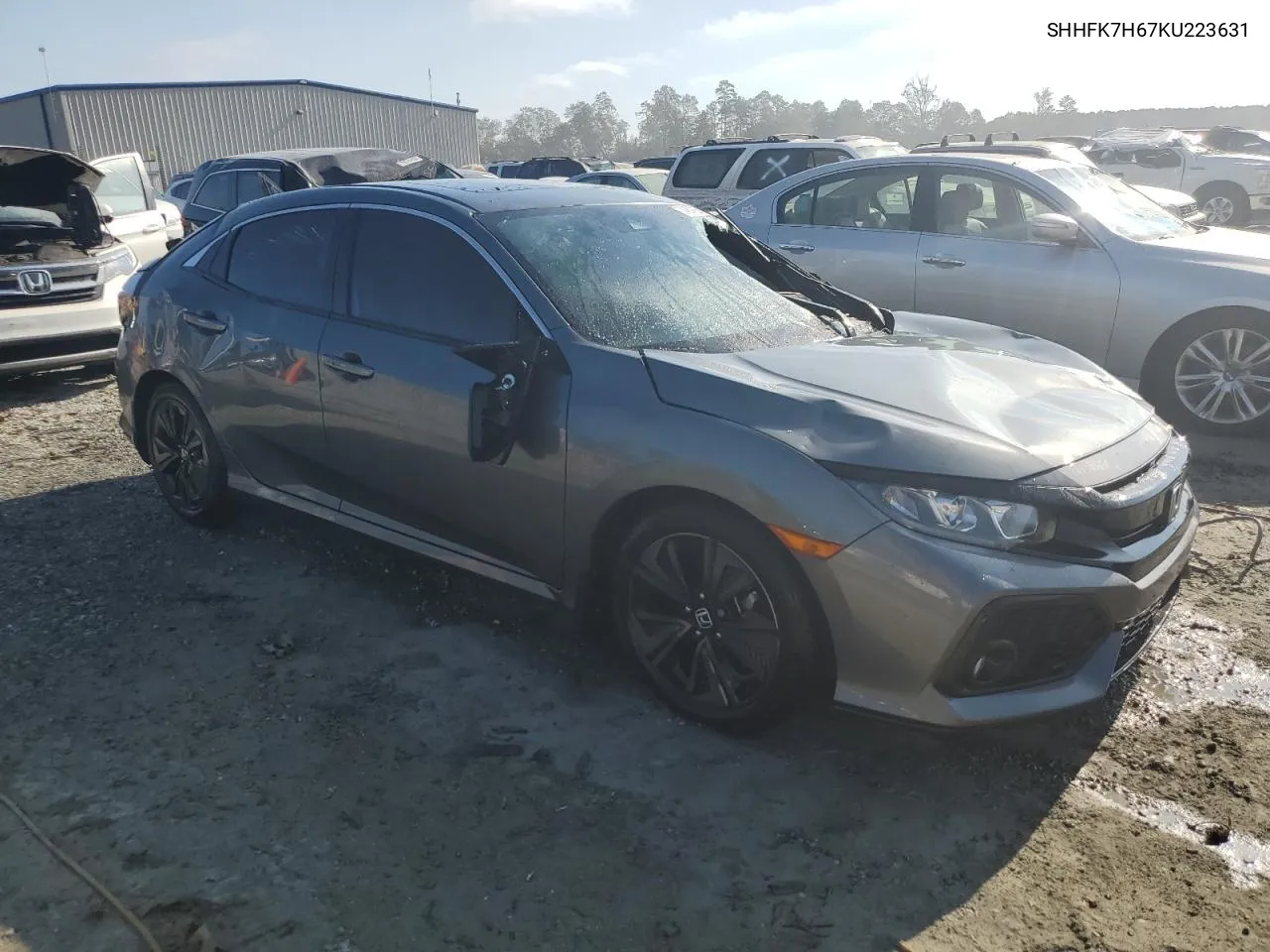 2019 Honda Civic Ex VIN: SHHFK7H67KU223631 Lot: 74670264