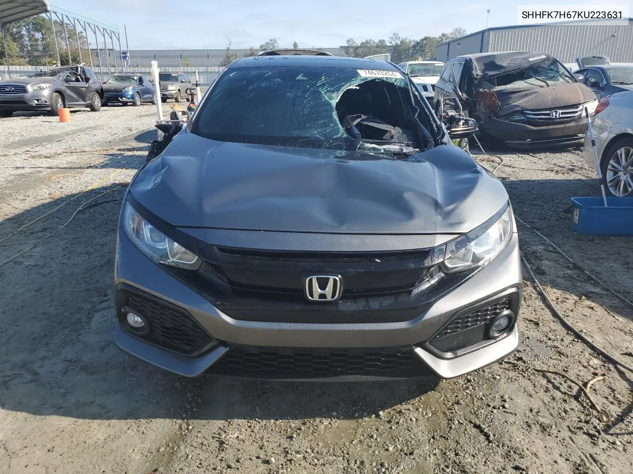 2019 Honda Civic Ex VIN: SHHFK7H67KU223631 Lot: 74670264