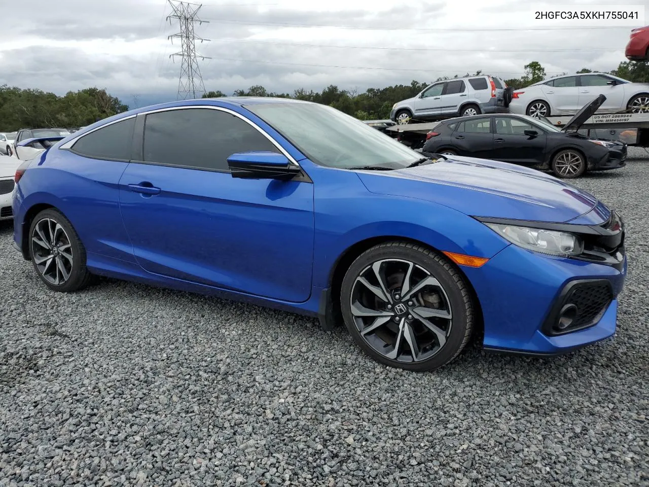 2019 Honda Civic Si VIN: 2HGFC3A5XKH755041 Lot: 74730994