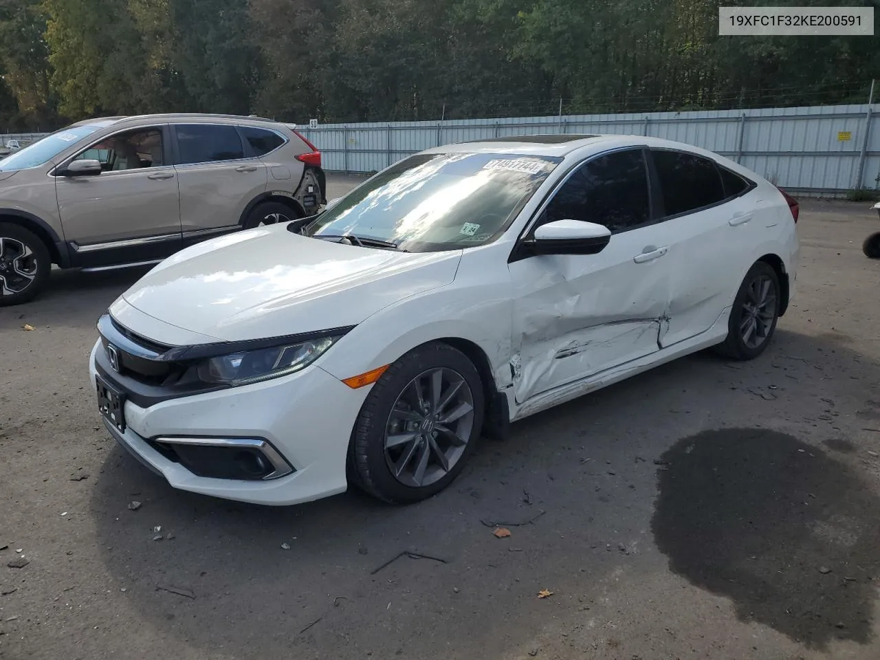 19XFC1F32KE200591 2019 Honda Civic Ex