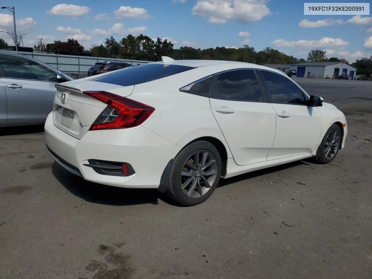 2019 Honda Civic Ex VIN: 19XFC1F32KE200591 Lot: 74917744