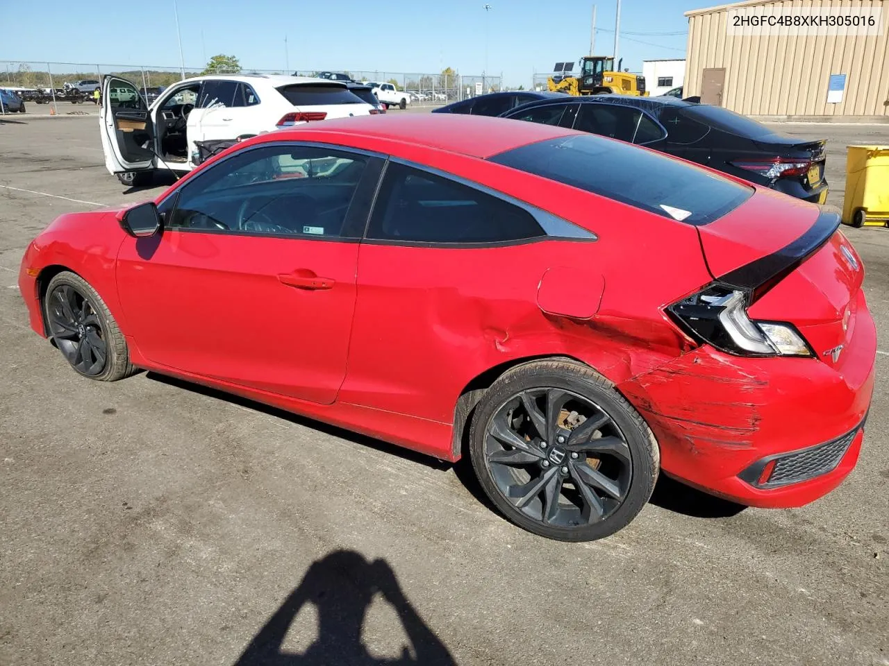 2019 Honda Civic Sport VIN: 2HGFC4B8XKH305016 Lot: 74999124