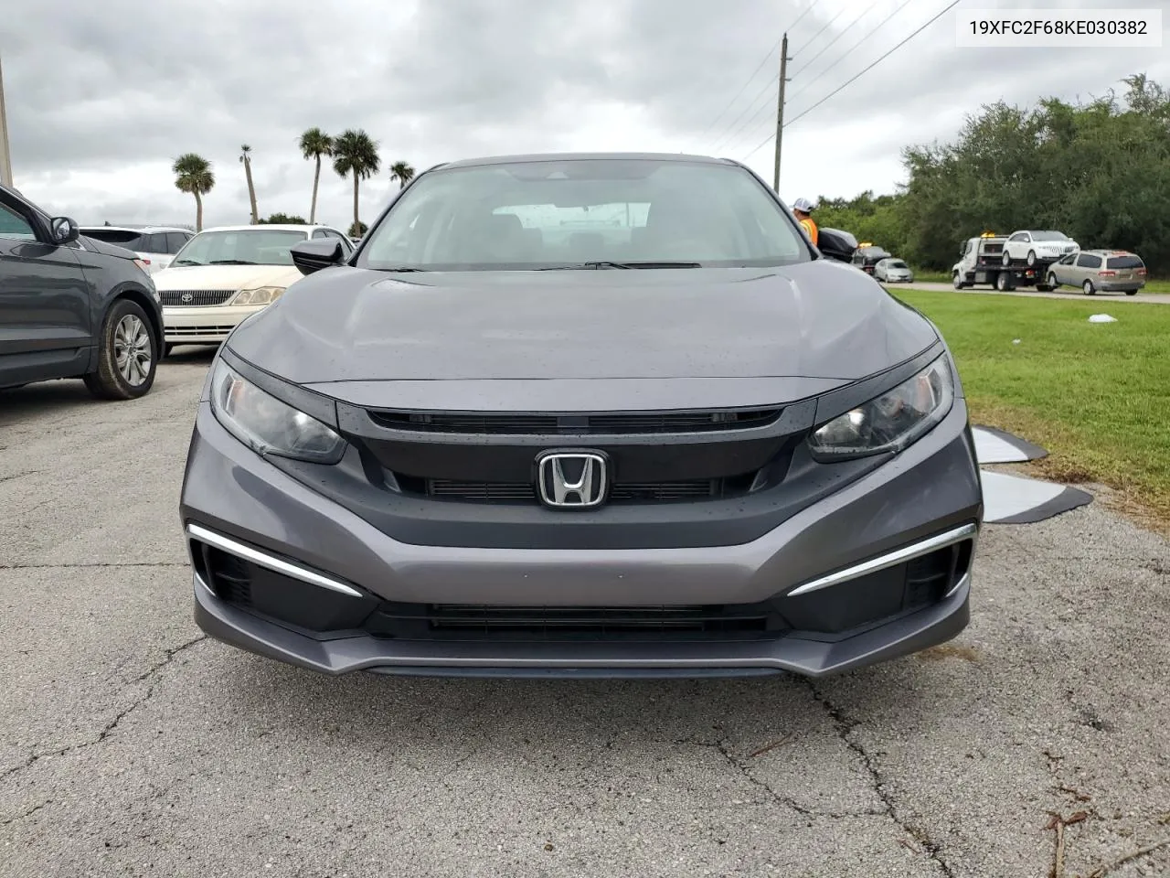 2019 Honda Civic Lx VIN: 19XFC2F68KE030382 Lot: 75061874