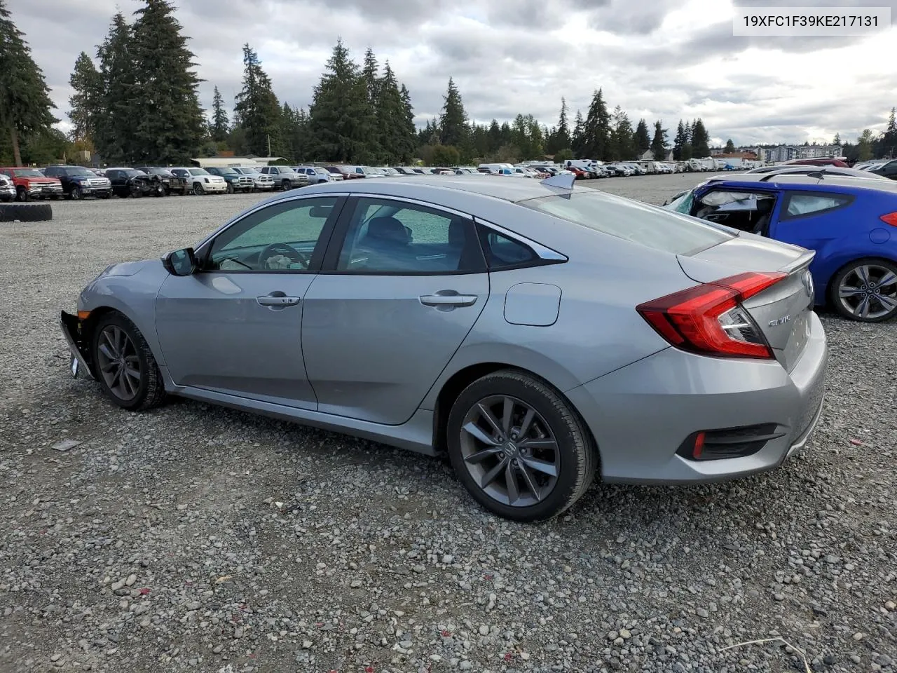 2019 Honda Civic Ex VIN: 19XFC1F39KE217131 Lot: 75300644