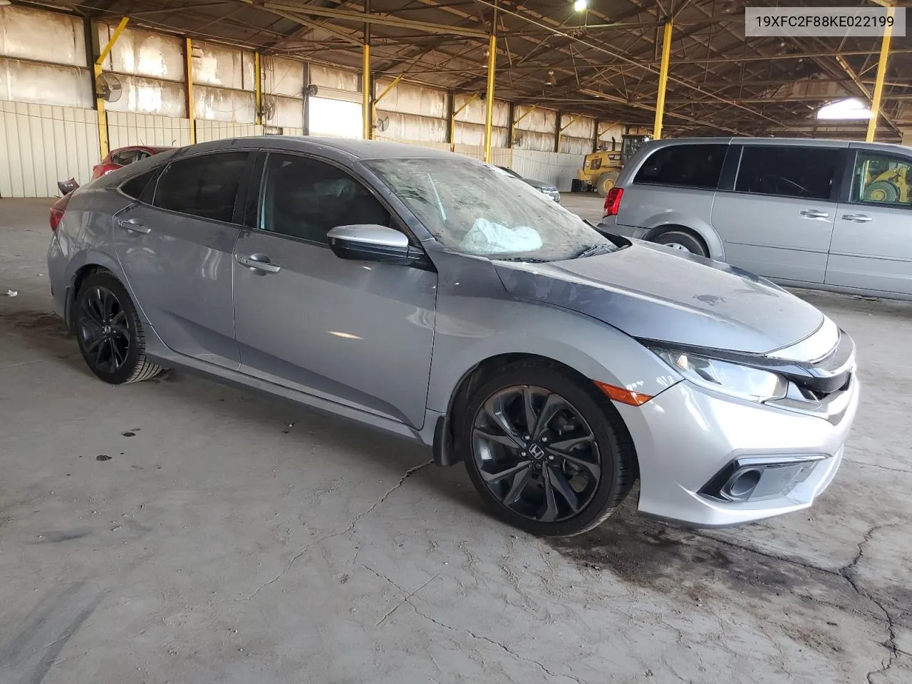 19XFC2F88KE022199 2019 Honda Civic Sport