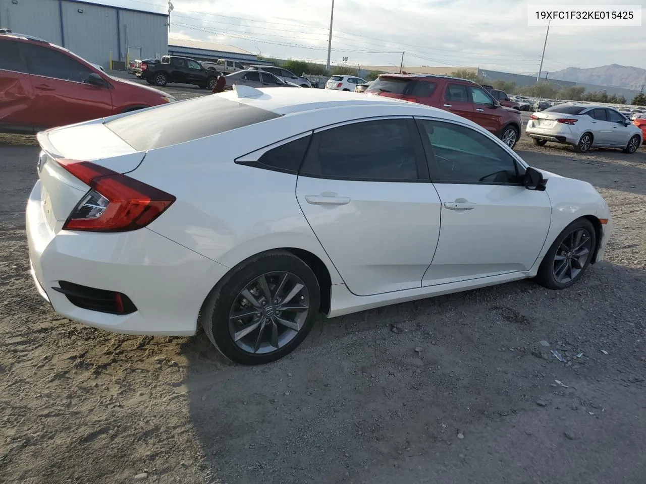 2019 Honda Civic Ex VIN: 19XFC1F32KE015425 Lot: 75325044