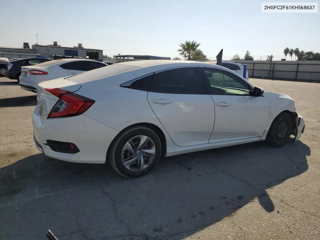 2HGFC2F61KH568637 2019 Honda Civic Lx