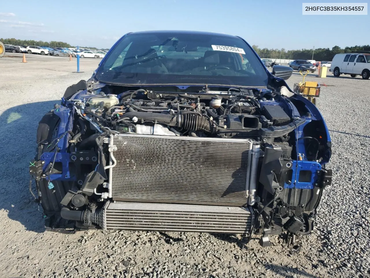 2HGFC3B35KH354557 2019 Honda Civic Ex