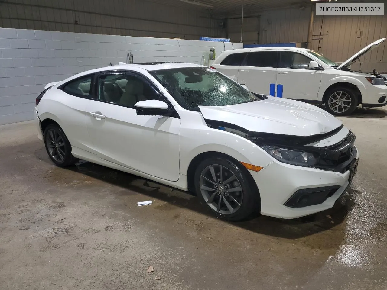 2HGFC3B33KH351317 2019 Honda Civic Ex