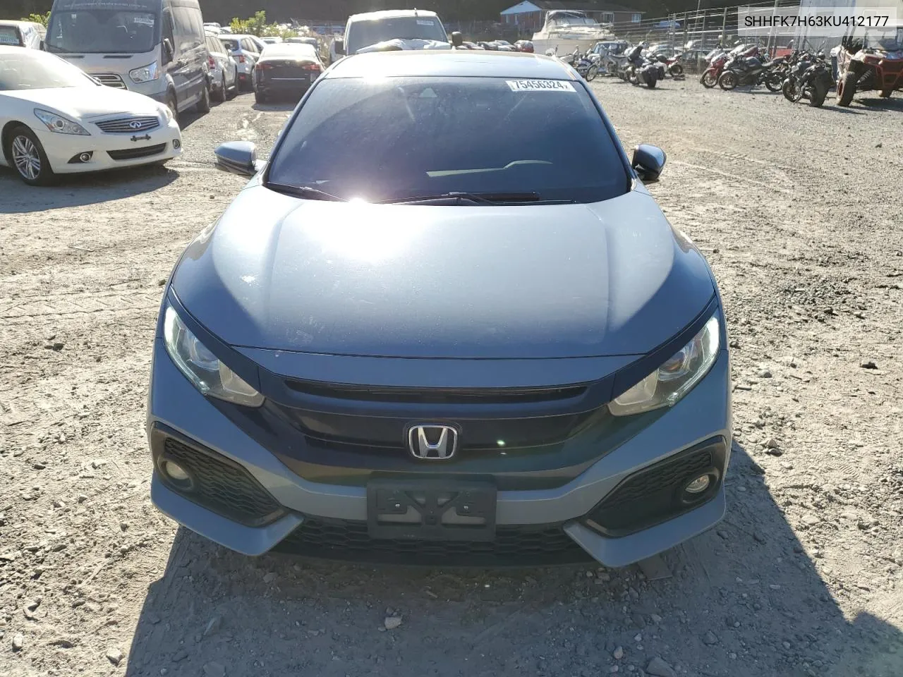 SHHFK7H63KU412177 2019 Honda Civic Ex