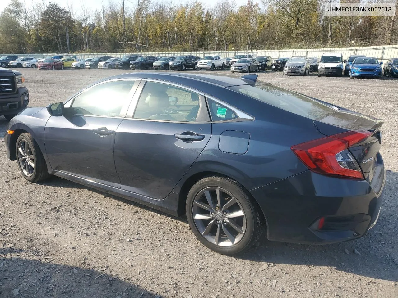 2019 Honda Civic Ex VIN: JHMFC1F36KX002613 Lot: 75539984