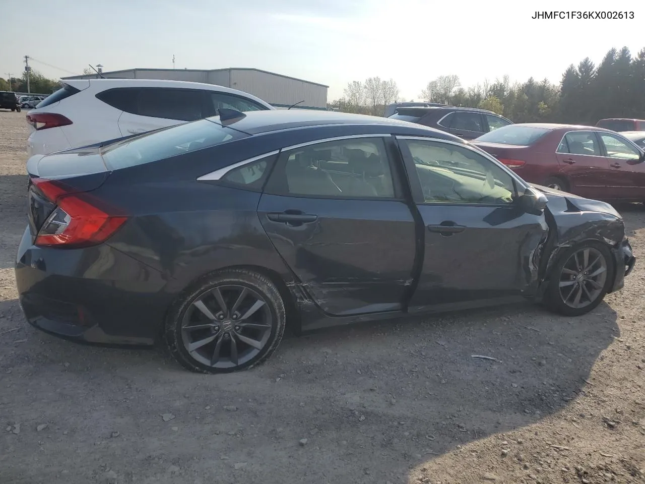 2019 Honda Civic Ex VIN: JHMFC1F36KX002613 Lot: 75539984