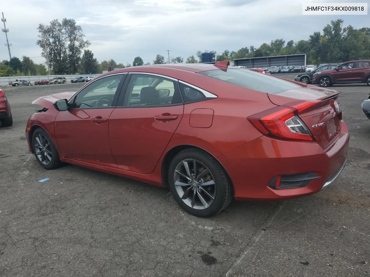 JHMFC1F34KX009818 2019 Honda Civic Ex