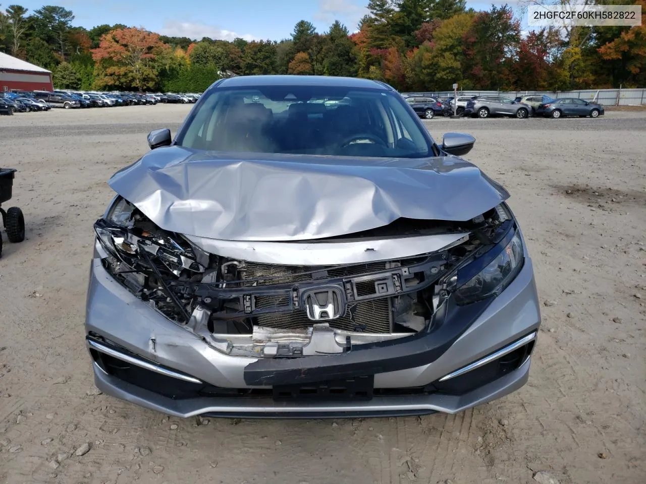 2HGFC2F60KH582822 2019 Honda Civic Lx