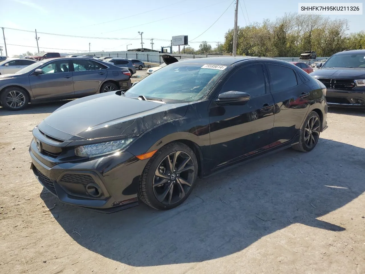 SHHFK7H95KU211326 2019 Honda Civic Sport Touring