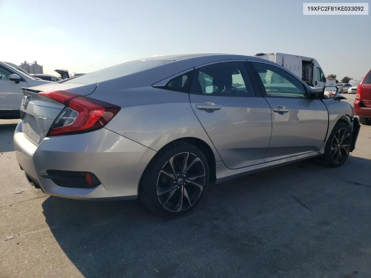 2019 Honda Civic Sport VIN: 19XFC2F81KE033092 Lot: 75645464