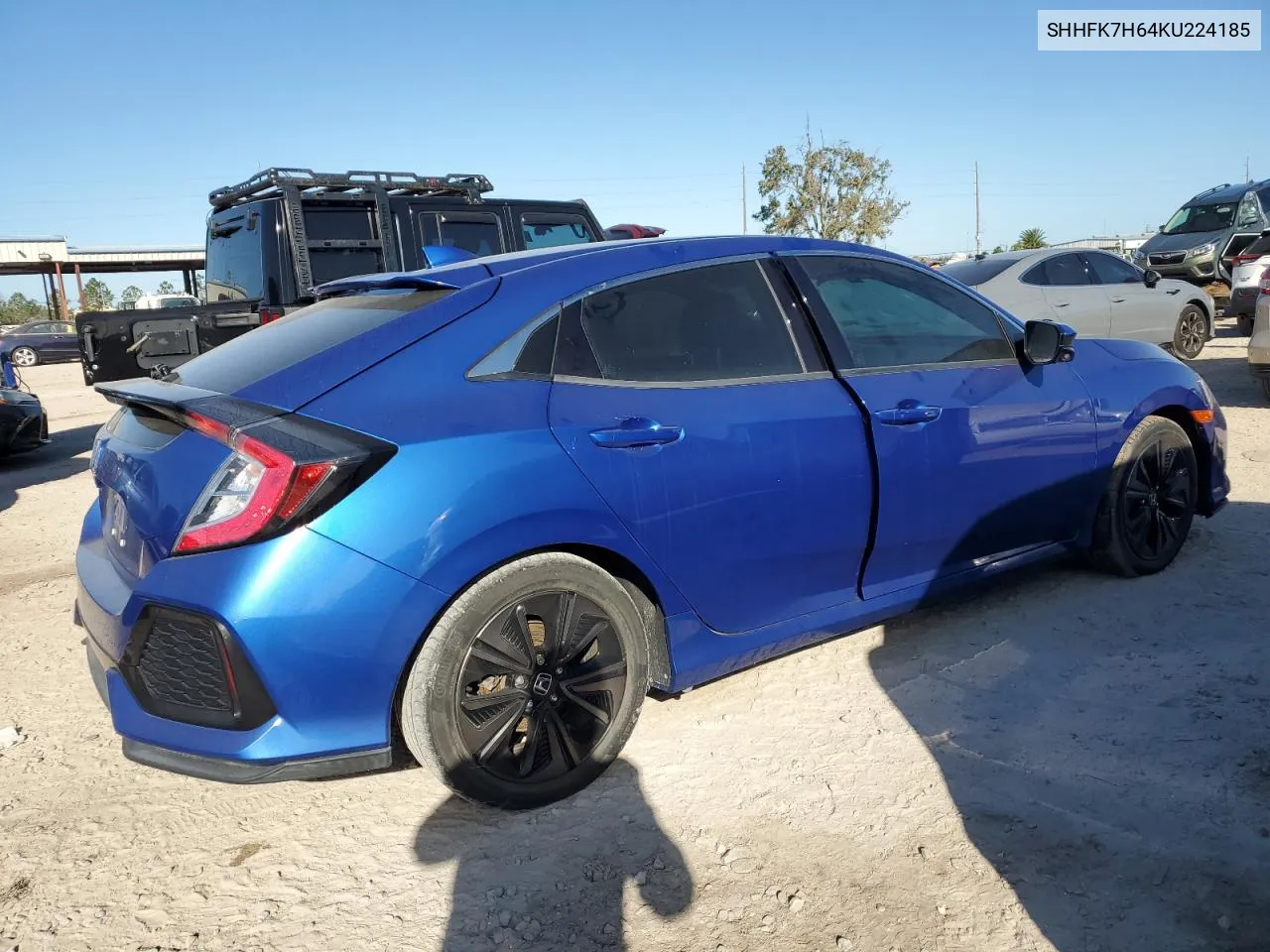 2019 Honda Civic Ex VIN: SHHFK7H64KU224185 Lot: 75669704