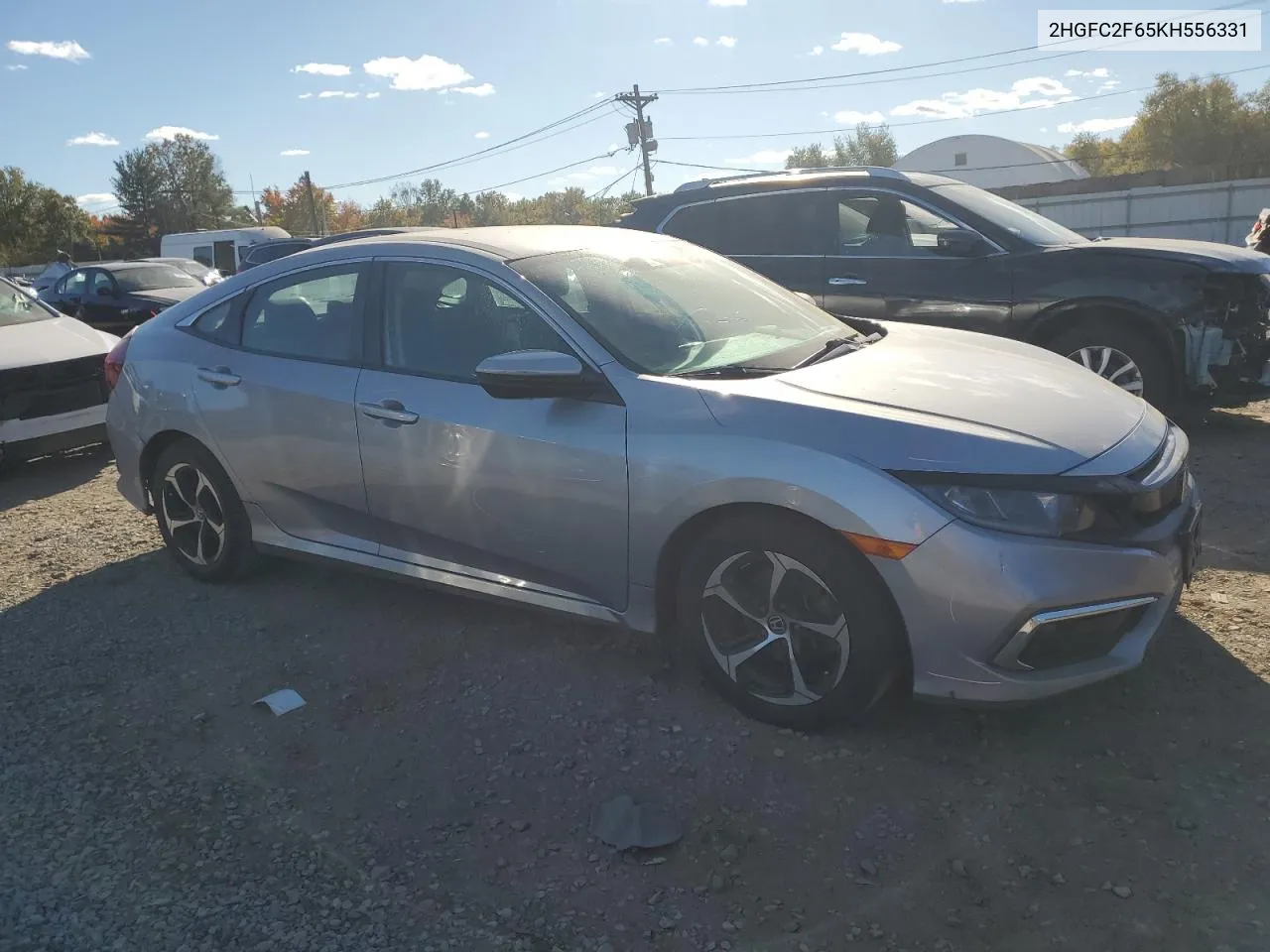 2019 Honda Civic Lx VIN: 2HGFC2F65KH556331 Lot: 75825804