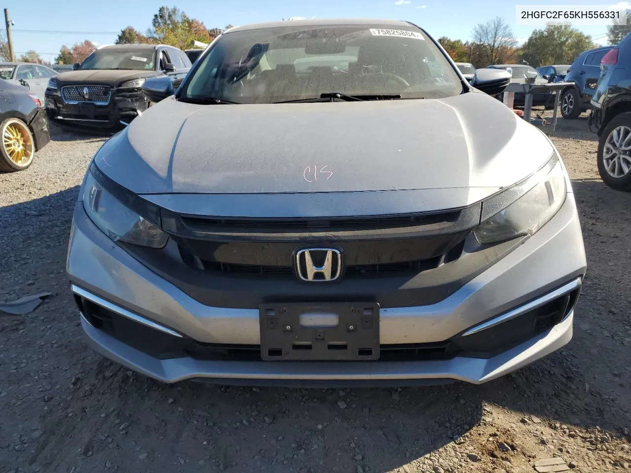 2019 Honda Civic Lx VIN: 2HGFC2F65KH556331 Lot: 75825804