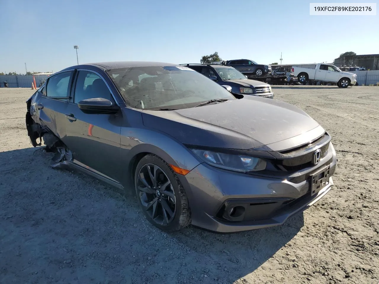 2019 Honda Civic Sport VIN: 19XFC2F89KE202176 Lot: 75874814