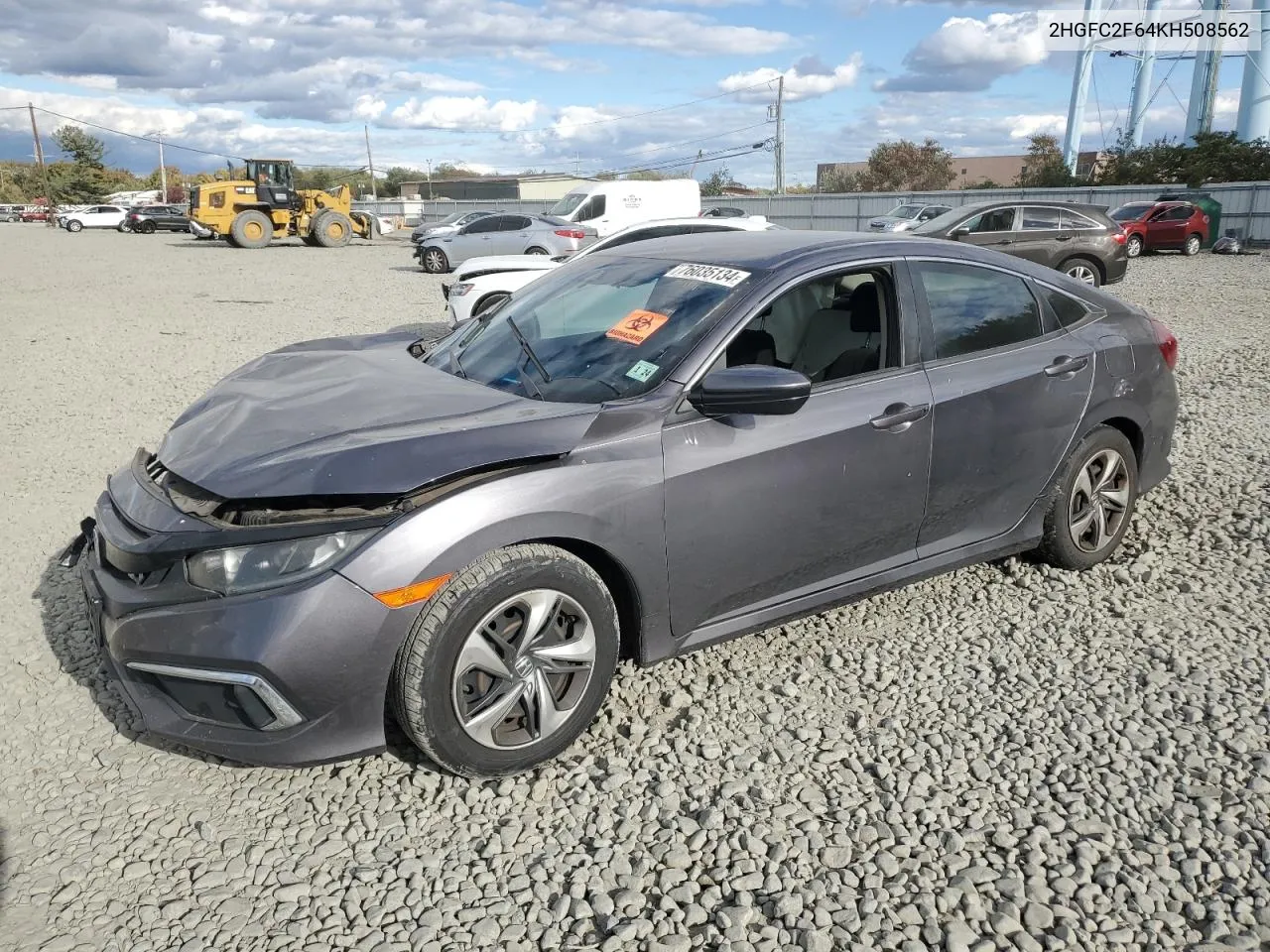 2019 Honda Civic Lx VIN: 2HGFC2F64KH508562 Lot: 76035134