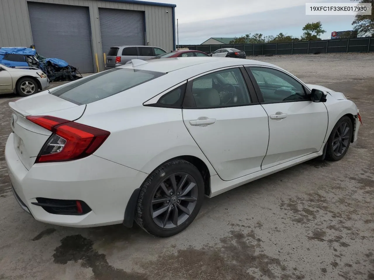 2019 Honda Civic Ex VIN: 19XFC1F33KE017930 Lot: 76056594