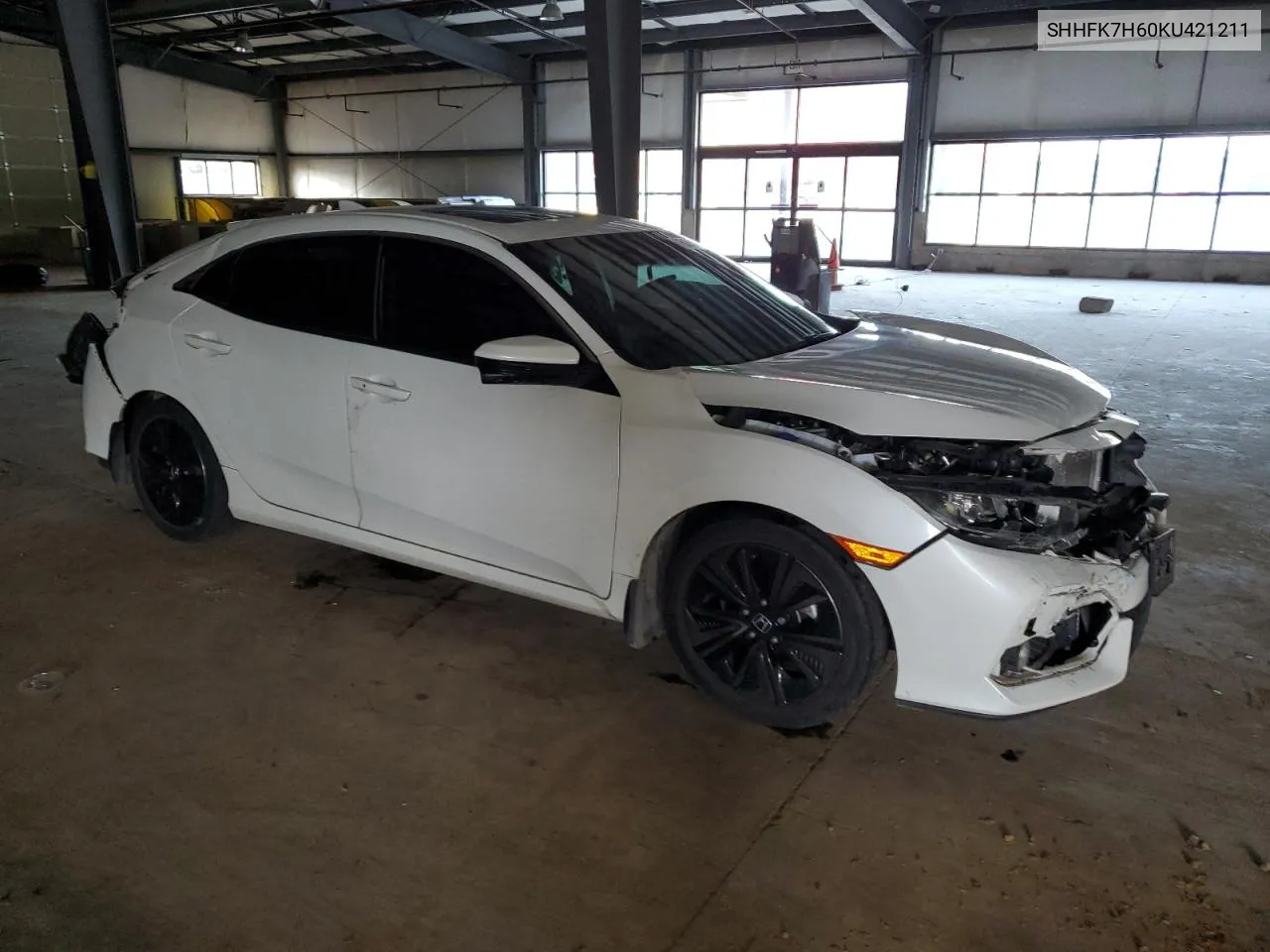 2019 Honda Civic Ex VIN: SHHFK7H60KU421211 Lot: 76061164