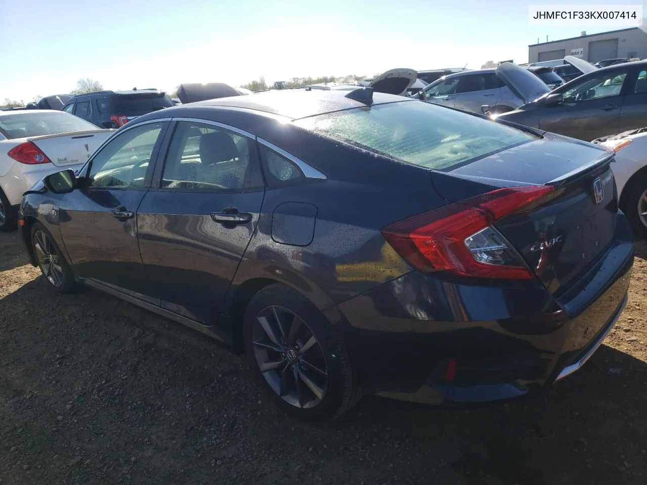 2019 Honda Civic Ex VIN: JHMFC1F33KX007414 Lot: 76088154