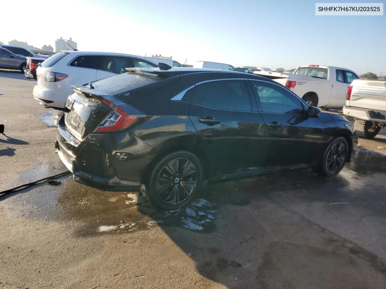 SHHFK7H67KU203525 2019 Honda Civic Ex