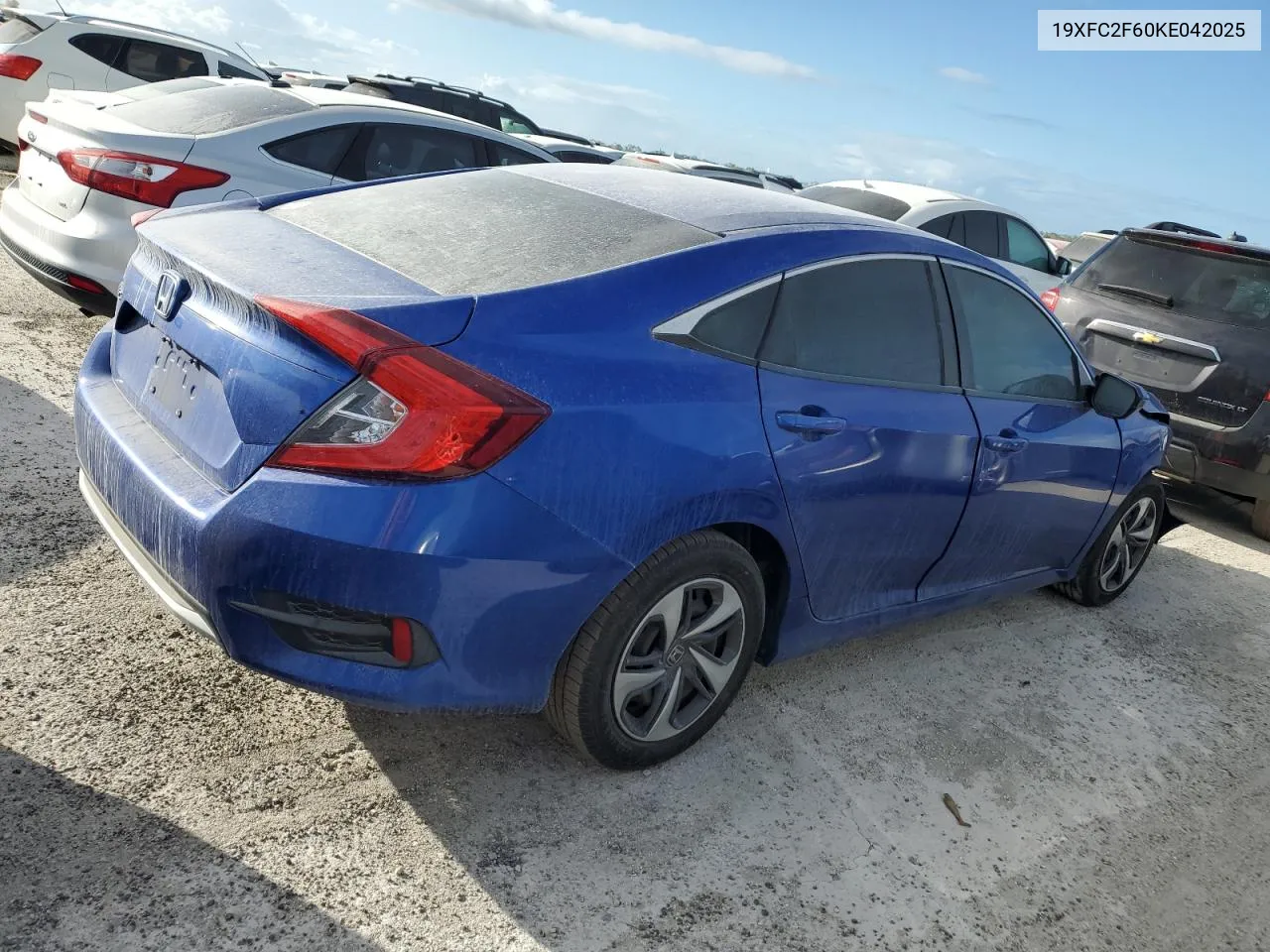 2019 Honda Civic Lx VIN: 19XFC2F60KE042025 Lot: 76179284