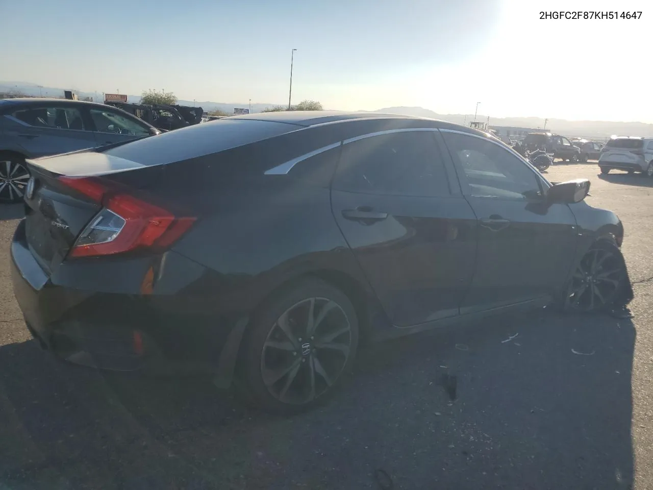 2HGFC2F87KH514647 2019 Honda Civic Sport