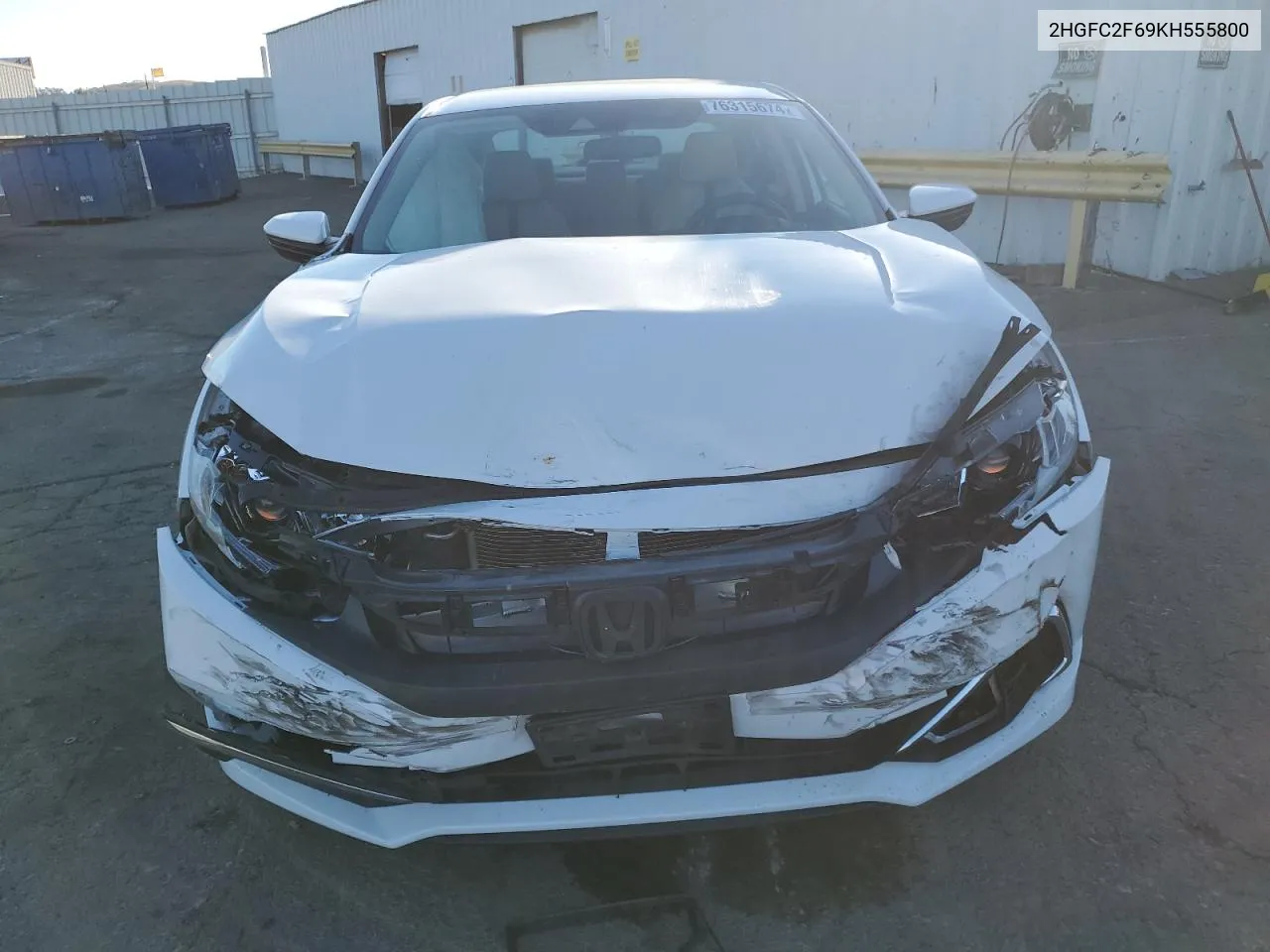 2HGFC2F69KH555800 2019 Honda Civic Lx