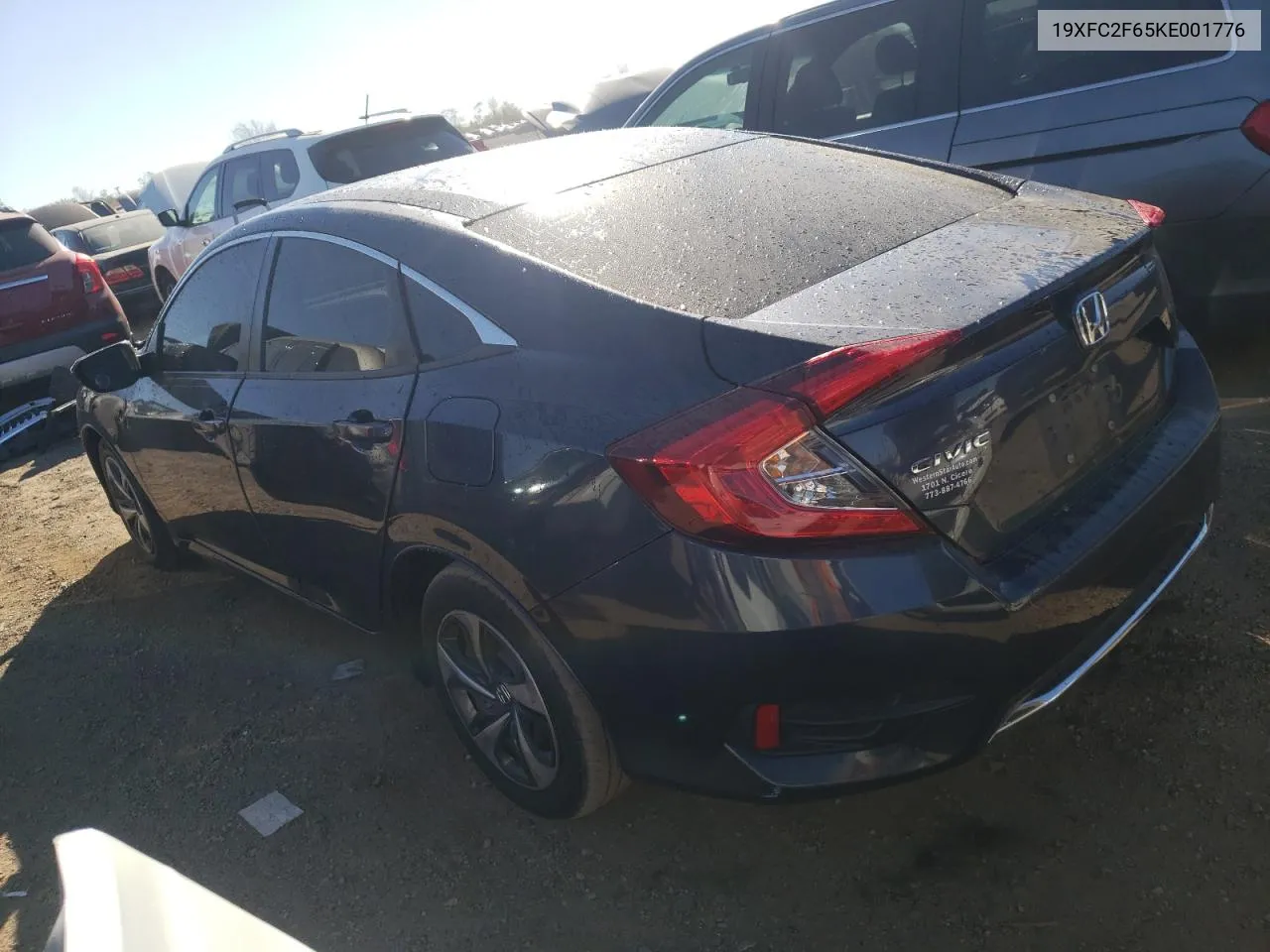 19XFC2F65KE001776 2019 Honda Civic Lx