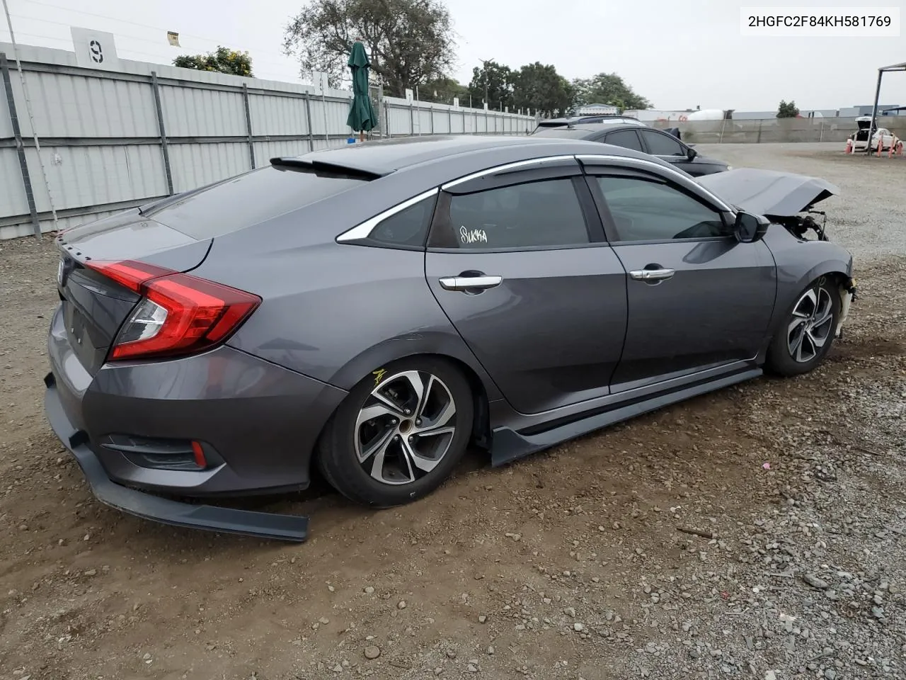 2HGFC2F84KH581769 2019 Honda Civic Sport