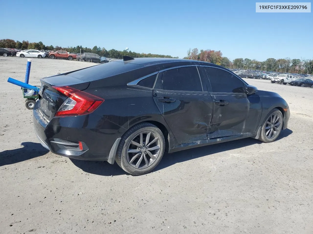 2019 Honda Civic Ex VIN: 19XFC1F3XKE209796 Lot: 76418554