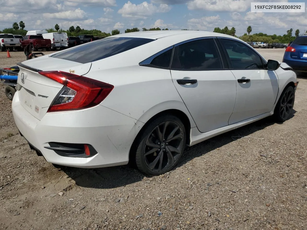 2019 Honda Civic Sport VIN: 19XFC2F85KE008292 Lot: 76484184