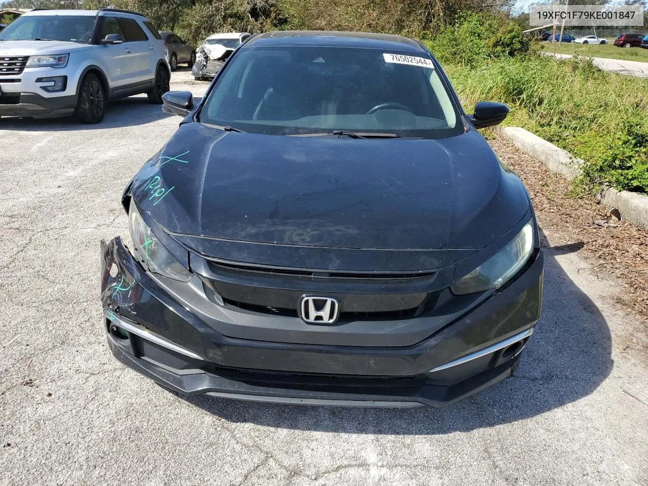 2019 Honda Civic Exl VIN: 19XFC1F79KE001847 Lot: 76502544