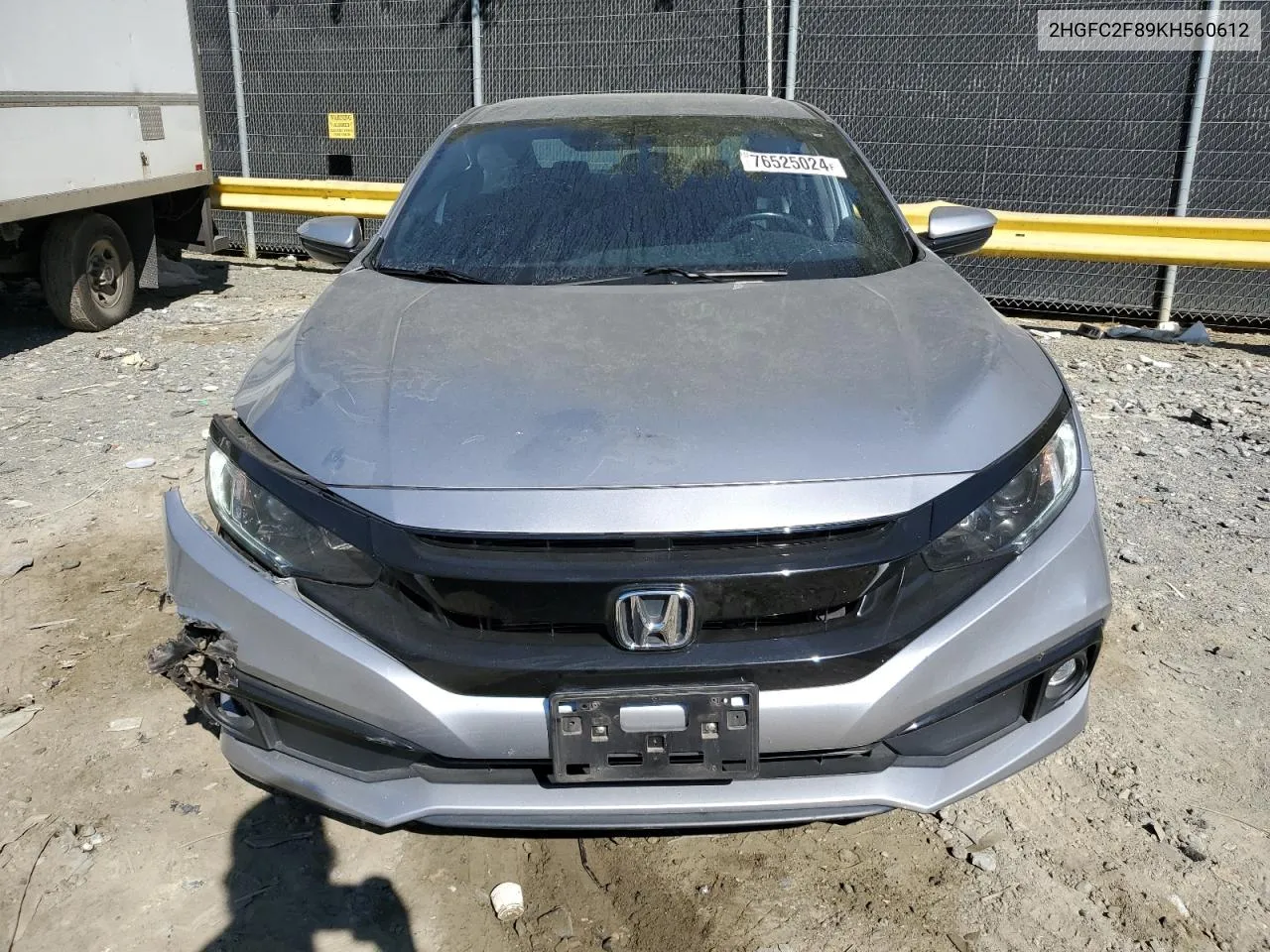 2019 Honda Civic Sport VIN: 2HGFC2F89KH560612 Lot: 76525024