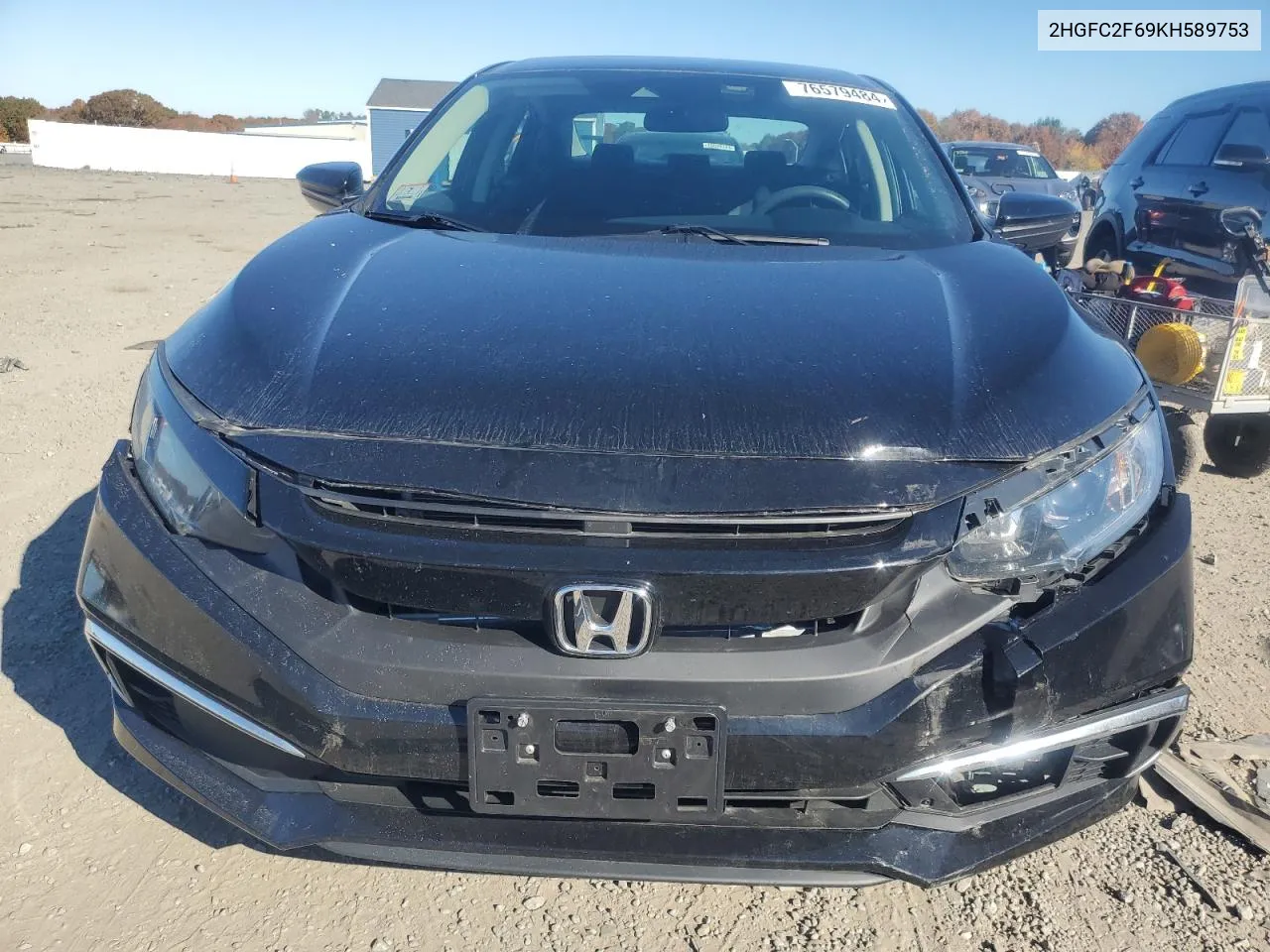 2HGFC2F69KH589753 2019 Honda Civic Lx